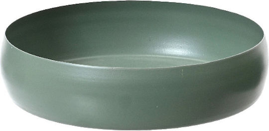 Kaemingk Metal Round Serving Tray 22x22x22cm 389973 1pcs