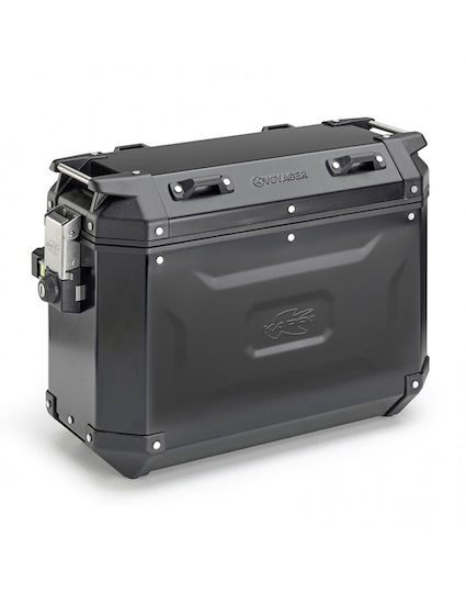 Kappa Moto Aluminium Motorcycle Hard Side Case Right 37lt in Black Colour