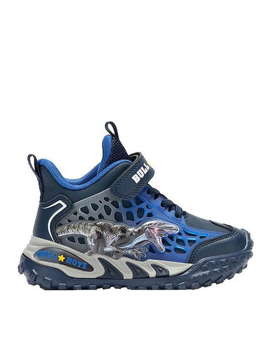Kinder Sneakers mit Klettverschluss & Lichtern Blau