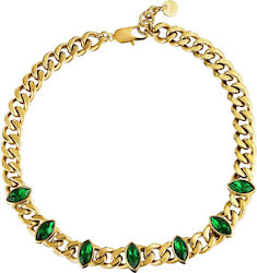 Dyrberg/Kern Necklace Made of Gold Plated Steel