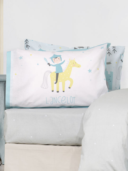Nima Kids Cotton Pillowcase 52x72cm Light Blue