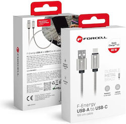 USB 2.0 USB-C male - USB-A 66W 1m