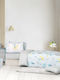Nima Set Kids Duvet Cover Single with Pillowcase Cotton Light Blue 160x240cm