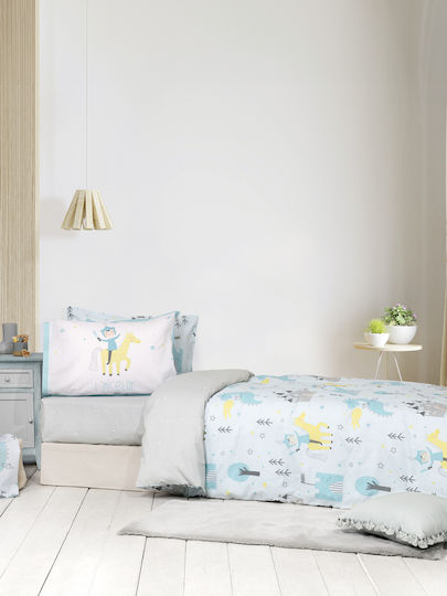 Nima Set Kids Duvet Cover Single with Pillowcase Cotton 160x240cm