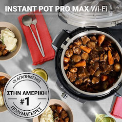 Instant Pot PRO MAX (WiFi) Multifunktionskocher 1200W mit Kapazität 5.7Es Schwarzer