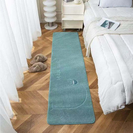 My Home Luxury Противоплъзгащо Килим Правоъгълена Петрол