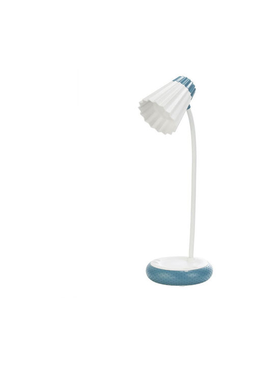 Desk Lamp Reîncărcabil LED Lumină de Birou cu Braț Flexibil în Culoarea Albastru