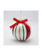 Hängendes Kugel Ornament Ornament Glas Mehrfarbig 12cm Set 2Stück
