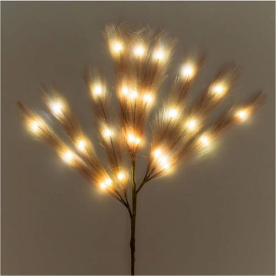 Διακοσμητικό 9 Μικρά Κλαδιά Pampas Εκρού 27 Led 90cm