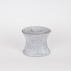 Ribbon Spiral Silver Feathered 500x12cm Eurolam...