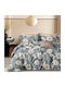 Beauty Home Сет с Калъфки За Възглавници Завивки Прегърнило 220x240см Athina Сив 12279ПМУД 3 Бройки