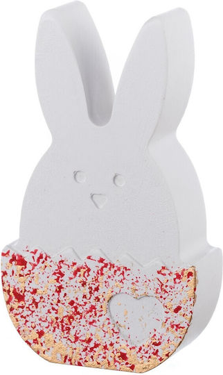 Keramik Kaninchen K947 4.8*8 Weiß-Gold