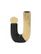 Keskor Decorative Vase Black 13x6x21cm
