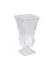 Keskor Decorative Vase Transparent 12x12x24.5cm