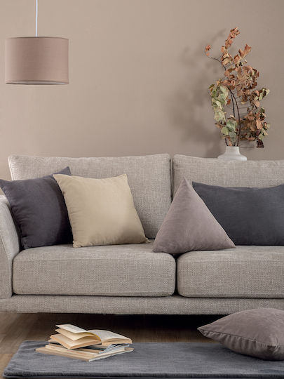 Palamaiki Decorative Pillow Case As104 100% Cotton Moka 43x43cm Various Colors