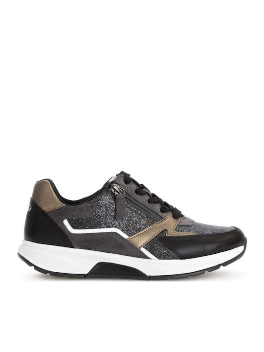 Gabor Damen Anatomisch Sneakers Silber