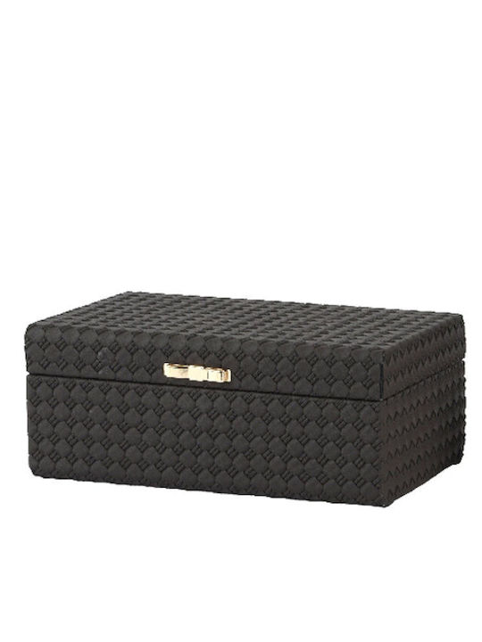 Kaemingk Wooden Decorative Trunk Brown 25x25x10cm