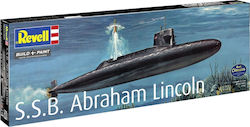 Assembly Model Revell Submarine S.s.b Abraham Lincoln 158 Pieces Assembly Model Revell Submarine S.s.b Abraham Lincoln 158 Pieces