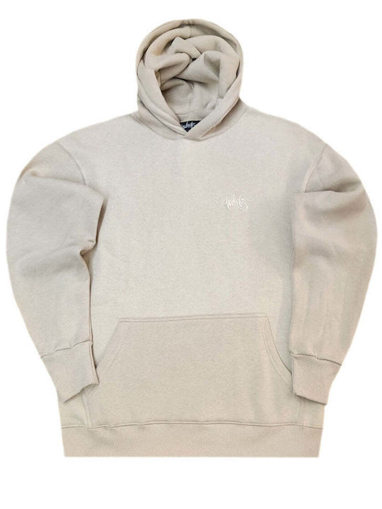Φούτερ με Κουκούλα Beige