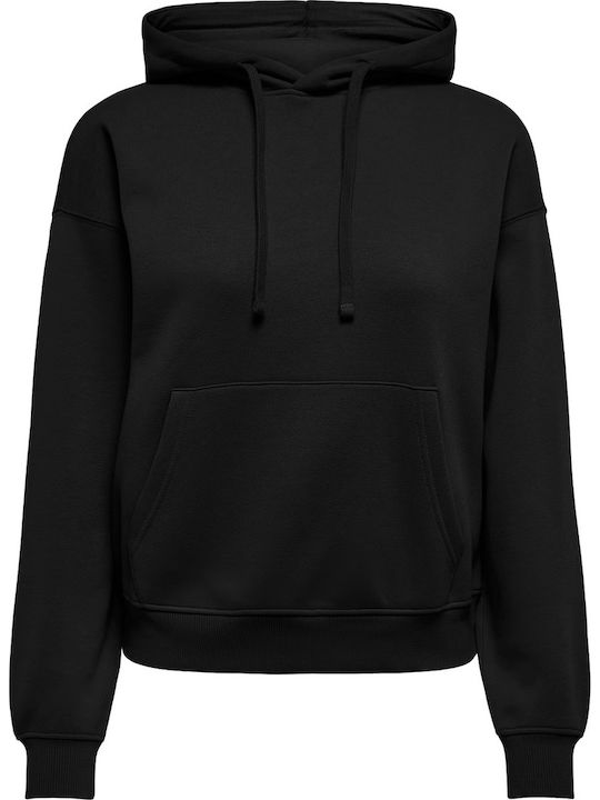 Only Sweatshirt Black mit Kapuze