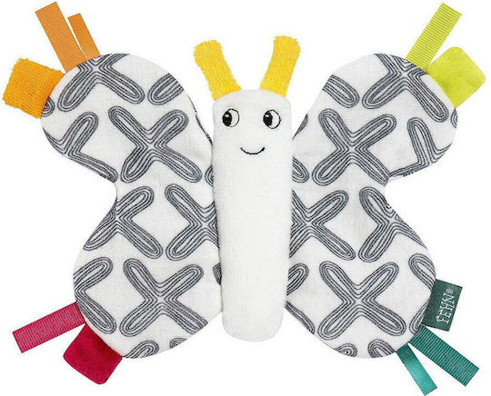 Fehn Jucărie pentru Bebeluși Happy Butterfly din Țesătură cu Muzică și Sunete pentru 0++ Luni