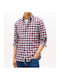 Long-sleeved Shirt Checked Regatta Red