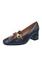 Anatomic Patent Leather Brown Heels
