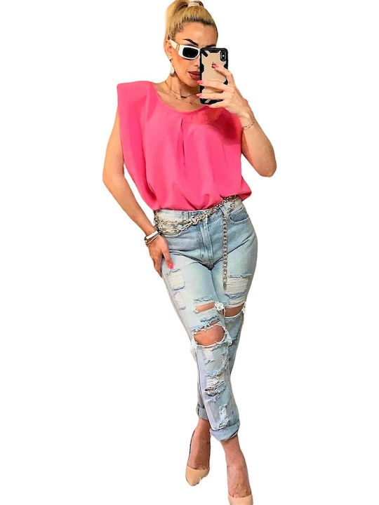 Woman's Fashion Women's Jeans Pants with Rips