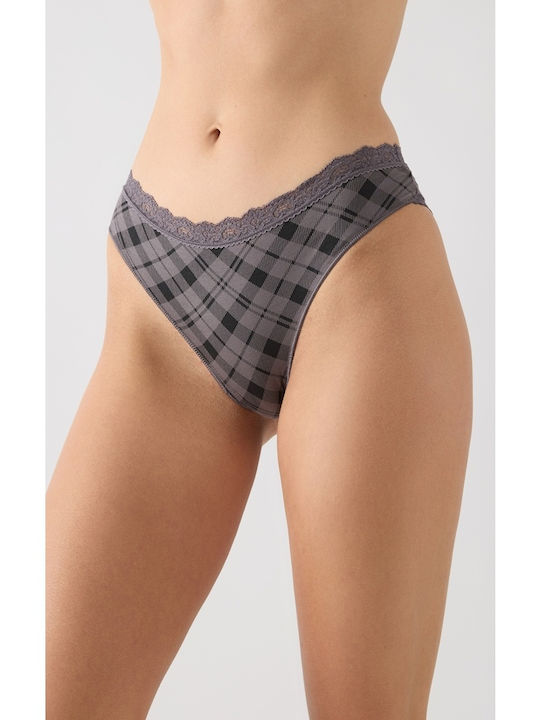 Minerva Fimelle Women's Brazil with Lace Brown