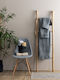 Palamaiki Set of Bath Towels 3 pcs Naya Gray Weight 620gr/m²