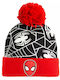 Spiderman Детска Шапка Плетено Червен
