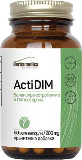 Herbamedica ActiDIM 200mg Хранителна Добавка за Отслабване 60 Капсули