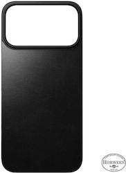 Nomad Magnetische Leder Rückseitenhülle iPhone 17 Pro Max Kompatibel mit Magsafe Horween Leder Schwarz Nomad Magnetische Leder Rückseitenhülle iPhone 17 Pro Max Kompatibel mit Magsafe Horween Leder Schwarz