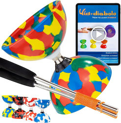 Juggle Dream Jester Diabolo & Pro Sticks Interaktives Spielzeug Mehrfarbig / Silber Juggle Dream Jester Diabolo & Pro Sticks Interaktives Spielzeug Mehrfarbig / Silber