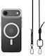Mageasy Roar M With Lanyard Back Cover Σιλικόνης με Λουράκι Διάφανο (iPhone Air)