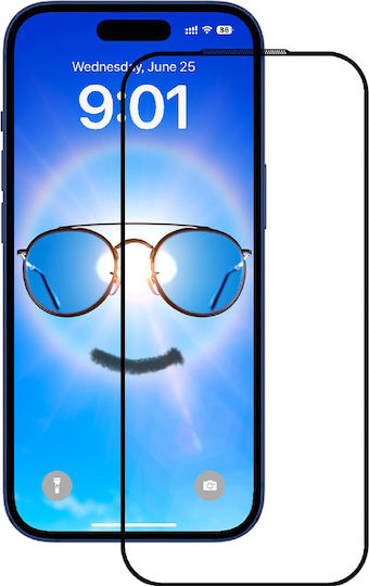 ANANK 2.5D Screen Protector Μαύρο (iPhone 17 / 17 Pro / 16 Pro)