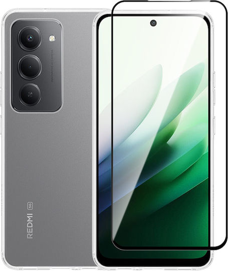 Vivid Full Face Tempered Glass Μαύρο (Redmi 15)
