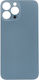 Battery Cover Battery Door Adhesive Large Hole Blue for iPhone 13 Pro
