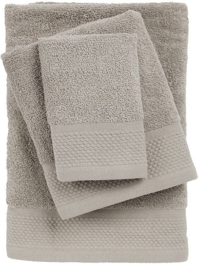 Das Home Σετ 3τμχ 0834 Grey Βάρους 450gr/m²