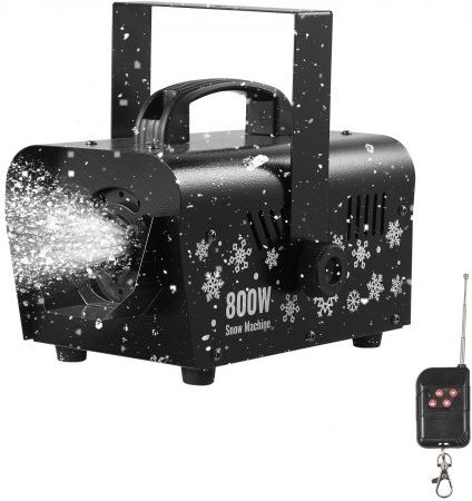 Vevor Snow Machine Powerful 1500W Handheld Hanging Snow Maker Wireless Remote Control Snowflake Maker 5L Fluid Tank Snowflake Making Machine Outdoor & Indoor Christmas Party Decor