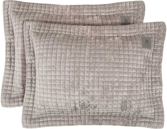 Greenwich Polo Club Oxford Classic 4432 Kissenbezug-Set mit Umschlagumschlag Taupe 50x70cm.