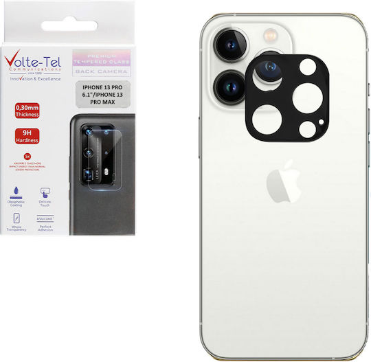 Volte-tel Tempered Glass Iphone 13 Pro 6.1"/iphone 13 Pro Max 6.7" 9h 0.25mm 3d Curved Camera Black