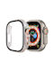 Carcasă de Plastic cu Sticlă în culoarea Argintiu pentru Apple Watch Ultra (49 mm)