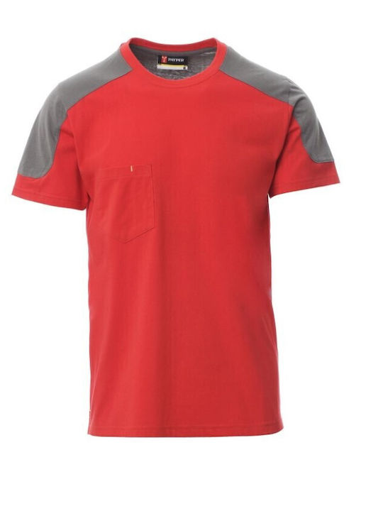 Payper Ανδρικό Διαφημιστικό T-shirt Κοντομάνικο Κόκκινο