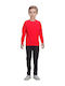 Kids Long-Sleeved Red Blouse