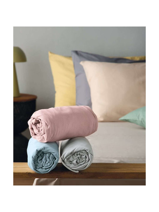 Kentia Suave 19 Baby Bettlaken Für Krippe Baumwolle Angepasst Hellblau 70x140cm