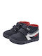 Falafel Kids Sneakers High with Scratch Blue