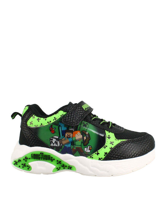 Kinder Sneakers mit Lichtern Schwarz