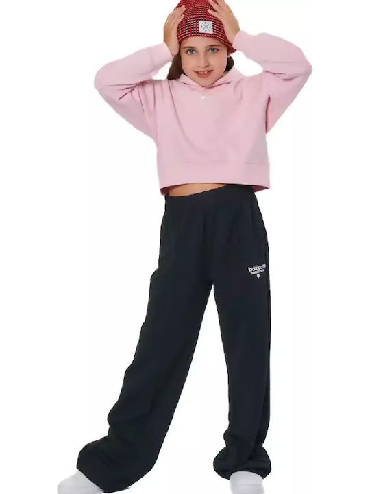 Body Action Kids Sweatshirt with Hood Pink