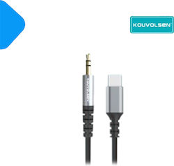 Kouvolsen USB 2.0 USB-C male - 3.5mm 1.5m (KOS-2041)